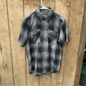 DIXXON FLANNEL MENS small THE BEACON" BAMBOO SHIRT used